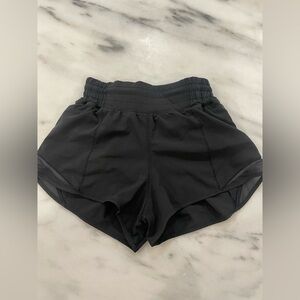 Lululemon Athletica Black Athletic Shorts Lightweight Performance